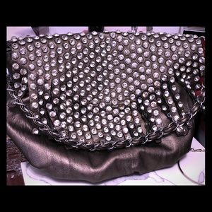 Clutch with Rhinestones